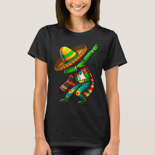 Cinco De Mayo Cactus Mexican Poncho Sombrero Hat B T-Shirt