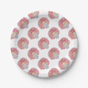 cinco de mayo calavera paper plate