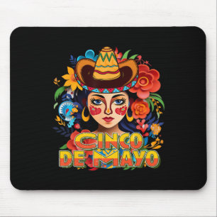 Cinco De Mayo Camisa Mexican Fiesta 5 De Mayo  Mouse Pad