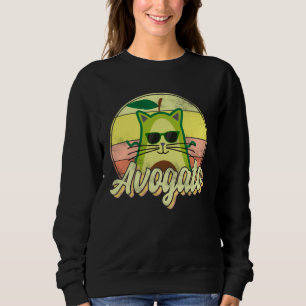 Cinco De Mayo Cat Avogato Avocado Cinco De Meow Fi Sweatshirt