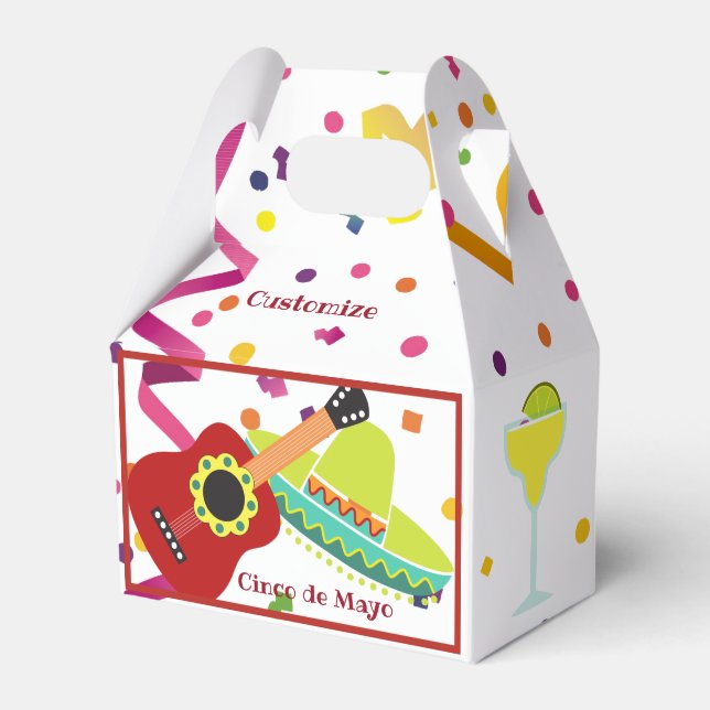 Cinco de Mayo Celebration Favour Box (Front Side)