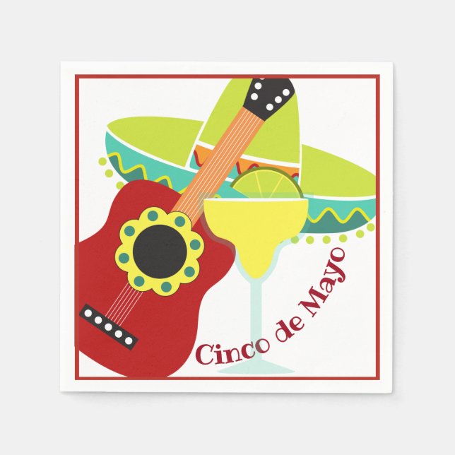 Cinco de Mayo Celebration Napkin (Front)