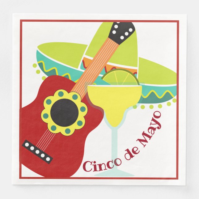 Cinco de Mayo Celebration Napkin (Front)