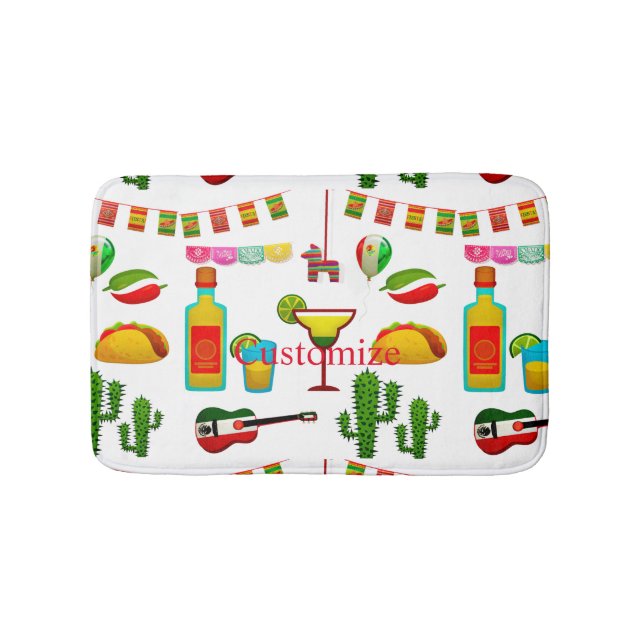 Cinco de Mayo Celebration Thunder_Cove Bath Mat (Front)