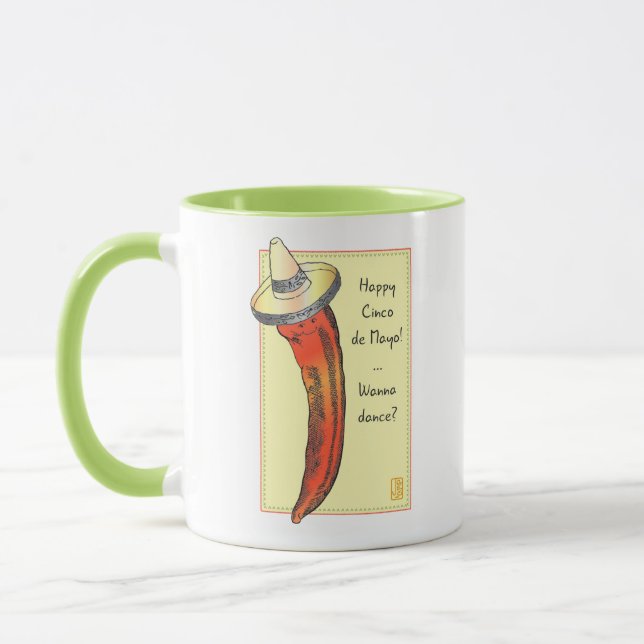 Cinco de Mayo Chilli Pepper Mug (Left)