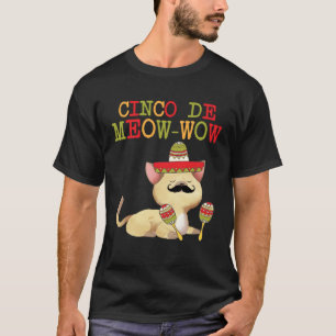 Cinco De Mayo  Cinco De Meow Wow Tees Cat  Kids