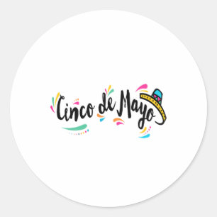 Cinco De Mayo  Classic Round Sticker