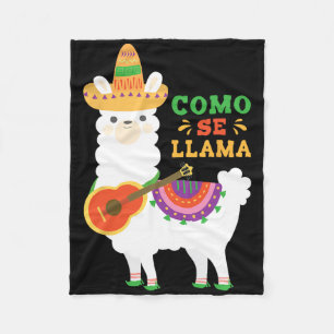 Cinco De Mayo Como Se Llama Shirt Funny What's You Fleece Blanket