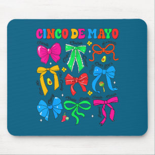 Cinco de mayo coquette margarita tacos nacho mouse pad