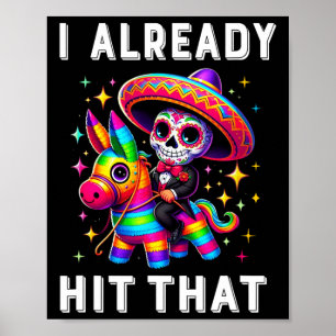 Cinco De Mayo Costume I Already Hit That Pinata 1 Poster