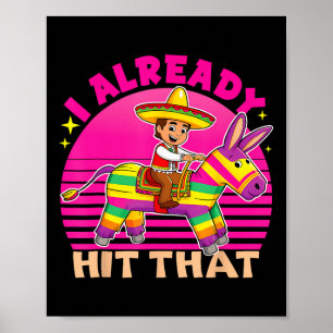 Cinco De Mayo Costume I Already Hit That Pinata Vi Poster