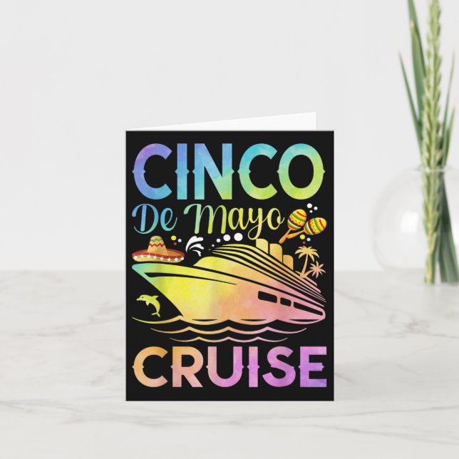 Cinco De Mayo Cruise  Card (Front)