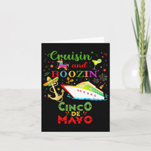 Cinco De Mayo Cruise Mexican Trip  Card