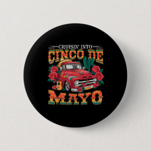 Cinco De Mayo Cruise Mexico Mexican Fiesta Cinco D 6 Cm Round Badge