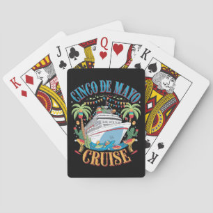 Cinco De Mayo Cruise Mexico Mexican Ship Fiesta Playing Cards