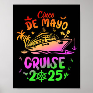 Cinco De Mayo Cruise Ship 2025 Family Squad Matchi Poster