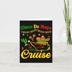 Cinco De Mayo Cruise Squad Group Matching Mexican Card
