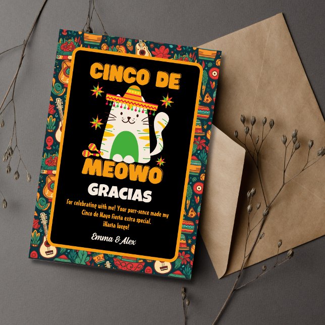 Cinco De Mayo- Cute Cat Gracias Thank you (Creator Uploaded)