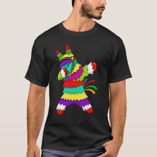 Cinco De Mayo Dabbing Donkey Pinata Mexico Party L T-Shirt