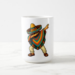 Cinco de Mayo Dabbing Mexican Poncho Coffee Mug