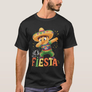 Cinco De Mayo Dabbing Pinata Let's Fiesta Squad Da T-Shirt