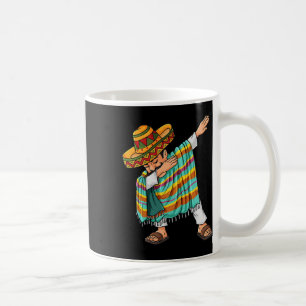 Cinco De Mayo Dabbing Poncho Sombrero Funny Mexica Coffee Mug