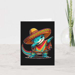 Cinco De Mayo Dinosaur Dabbing Mexican Fiesta 5 De Card