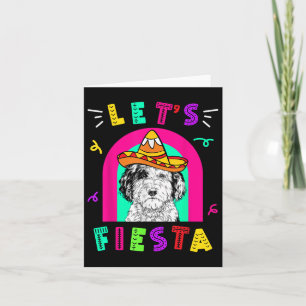 Cinco De Mayo Dog Let’s Fiesta Camisa 5 De Mayo Me Card