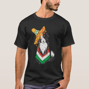 Cinco De Mayo Dog With Sombrero T-Shirt