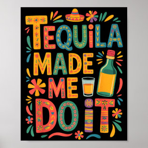 Cinco de mayo drinking funny party alcohol poster