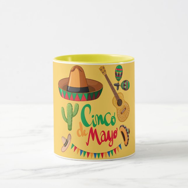 Cinco de Mayo – Festive Mexican Fiesta  Mug (Center)