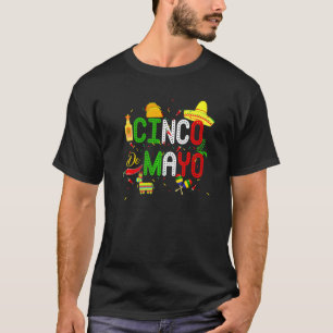 Cinco De Mayo Fiesta Camisa 5 De Mayo Viva Mexico T-Shirt