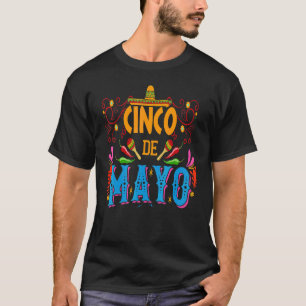 Cinco De Mayo Fiesta Camisa 5 De Mayo Viva Mexico T-Shirt