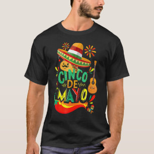 Cinco De Mayo Fiesta Camisa 5 De Mayo Viva Mexico T-Shirt