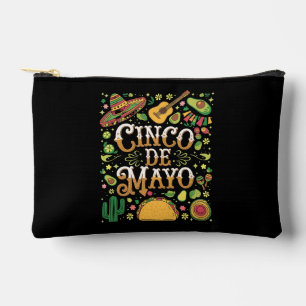Cinco De Mayo Fiesta Cute Party Elements Accessory Pouch