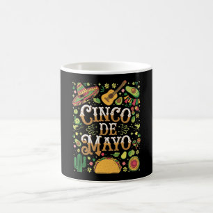 Cinco De Mayo Fiesta Cute Party Elements Coffee Mug