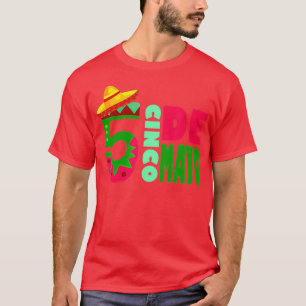 cinco de mayo Fiesta Design Camisa 5 de mayo Viva T-Shirt