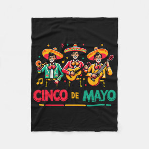Cinco De Mayo Fiesta Fun Family Match 5 De Mayo 1 Fleece Blanket