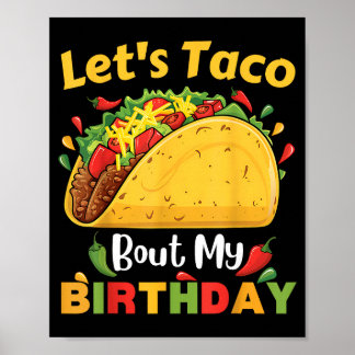 Cinco De Mayo Fiesta_ Lets Taco Bout My Birthday!  Poster