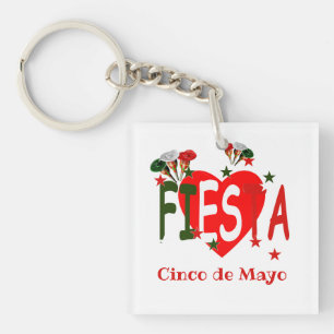 Cinco de mayo ,fiesta mexican key ring