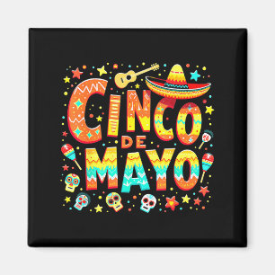 Cinco De Mayo Fiesta Mexican  Magnet