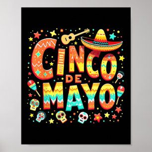 Cinco De Mayo Fiesta Mexican Poster