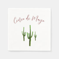 Cinco de Mayo Fiesta Party Desert Cactus