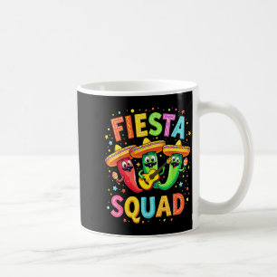 Cinco De Mayo Fiesta Squad Chilli Peppers Mexican  Coffee Mug