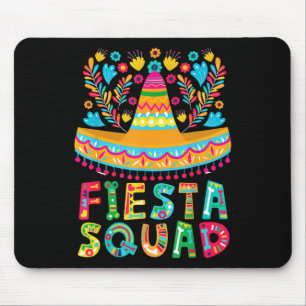 Cinco De Mayo Fiesta Squad Family Matching Group A Mouse Pad