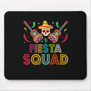 Cinco De Mayo Fiesta Squad Family Matching Group A Mouse Pad