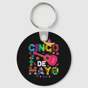 Cinco De Mayo Fiesta Squad Family Matching Men Wom Key Ring