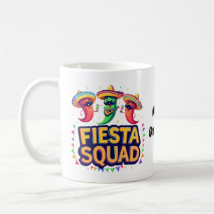 Cinco de Mayo Fiesta Squad Family Mexican Party Coffee Mug