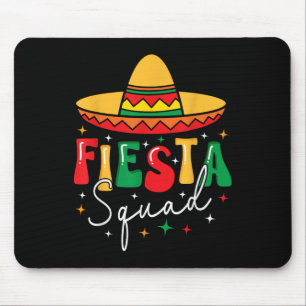 Cinco De Mayo Fiesta Squad Funny Mexican Fiesta 5 Mouse Pad