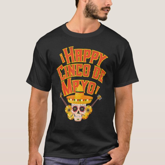 Cinco De Mayo Fiesta Surprise Camisa 5 De Mayo Viv T-Shirt (Front)
